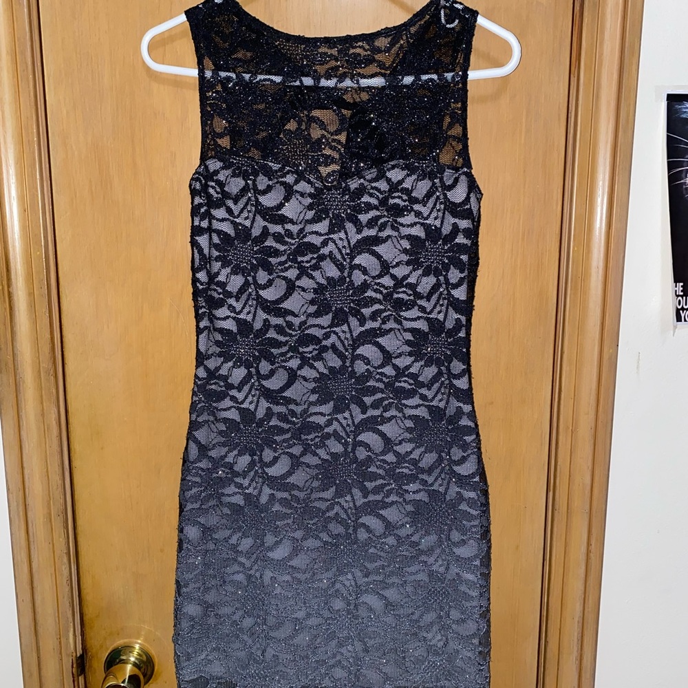 Jump Apparel sparkly Mini Ombré Dress
